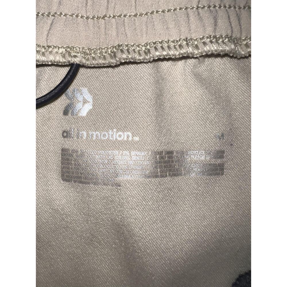 All in Motion Pants Mens Medium Khaki DWR Cargo Water Resistant Stretch Hiking - Picture 3 of 7